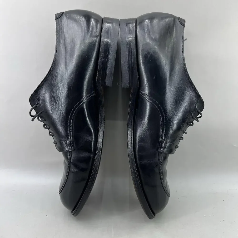 Alden CDI Blucher Split Toe Oxford Men Size 12 E/EEE Black Leather Dress Shoes